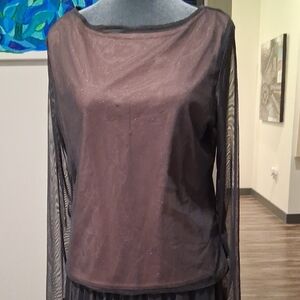 Chic Gray Long Sleeve Dress